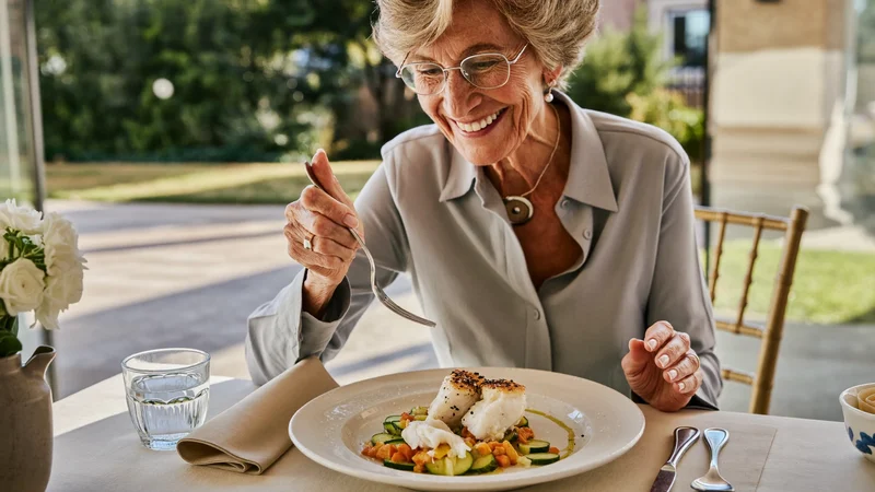 Filetto di pesce bianco al forno con zucchine e carote tenere